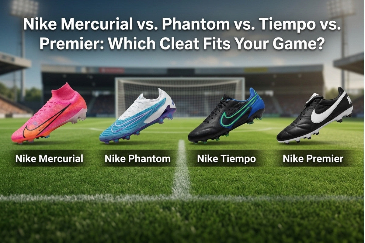 Nike Mercurial vs. Phantom vs. Tiempo vs. Premier: Which Cleat Fits Your Game?