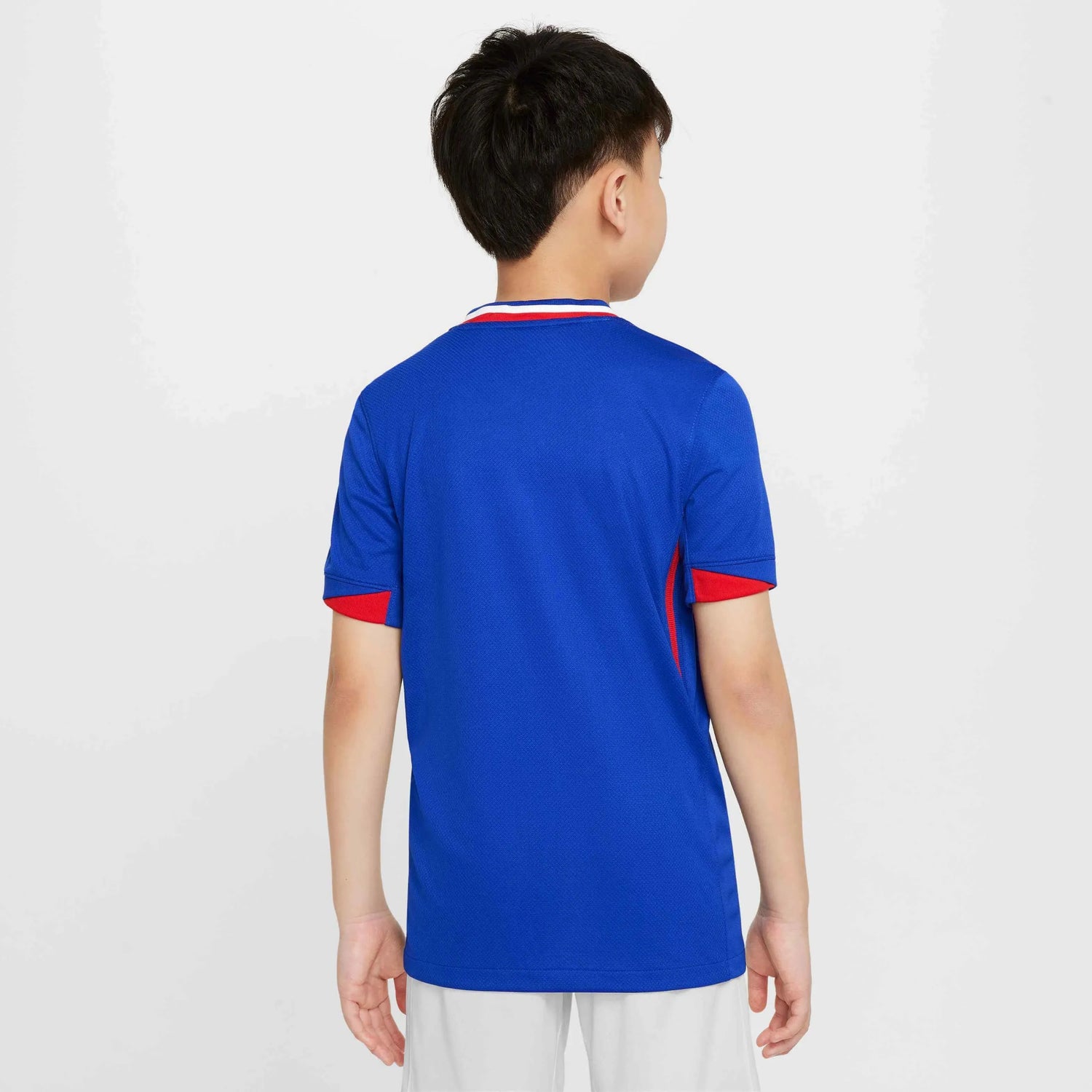 Nike 2024-25 France Youth Stadium Home Jersey (Model - Back)