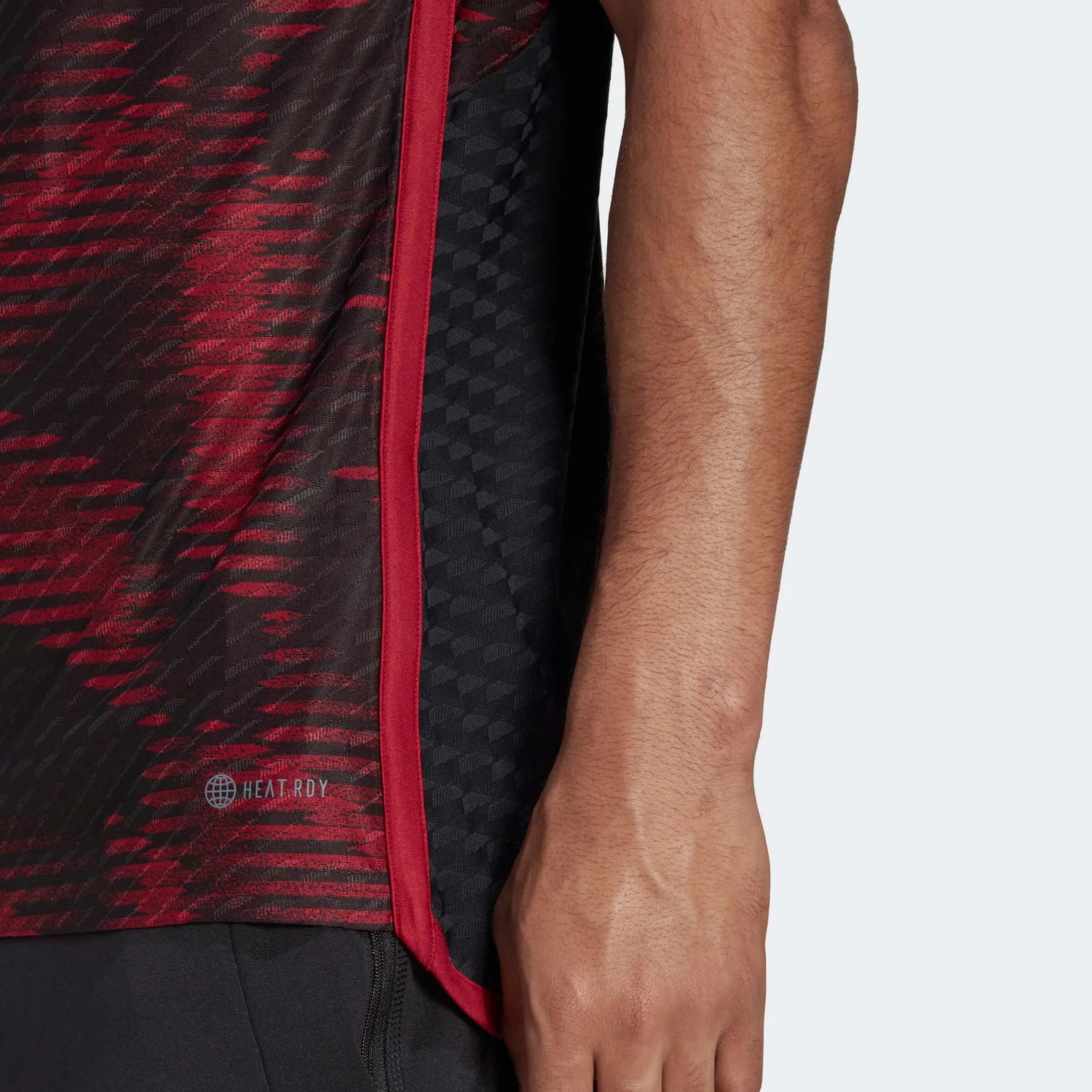 adidas 2022-23 Germany Away Authentic Jersey Black (Detail 2)