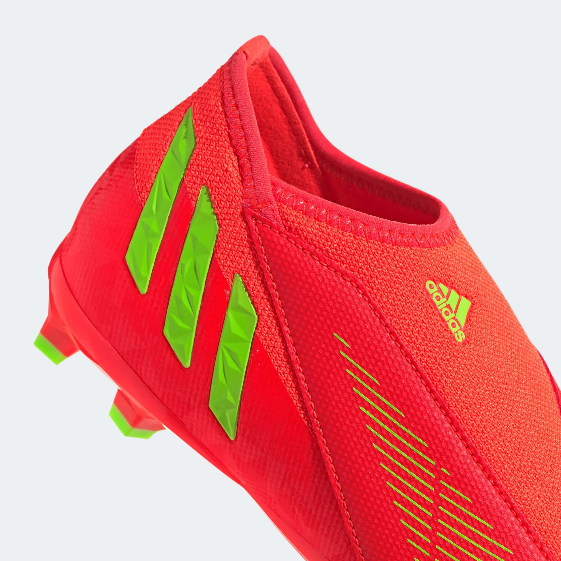 adidas JR Predator Edge .3 Laceless FG - Solar Red-Solar Green (Detail 1)