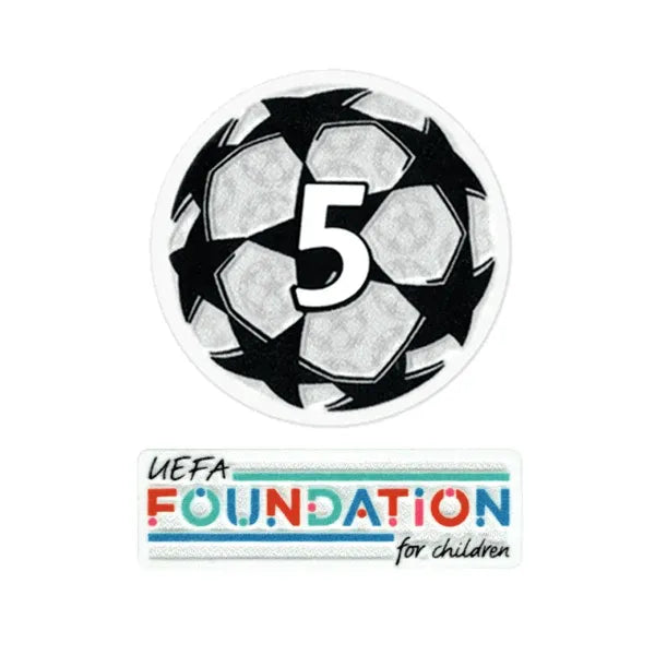 UEFA 2021 24 Barcelona Champion League YOUTH Patch Set Foundation Pat