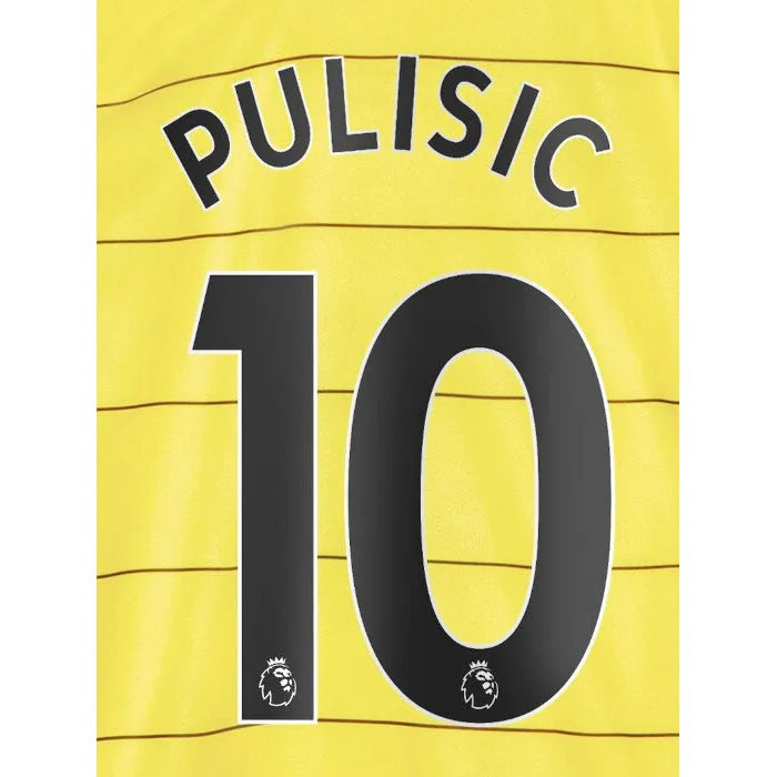 Chelsea 2021/22 Away Pulisic #10 Jersey  Name Set Black (Main)