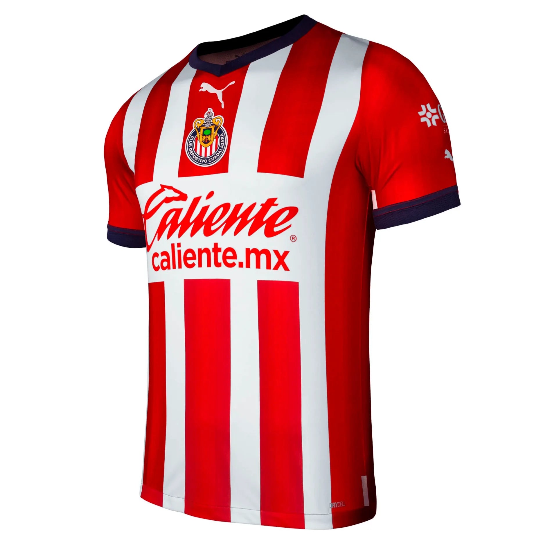 Puma 2022-23 Chivas Home Authentic Jersey Red-White (Diagonal - Front)