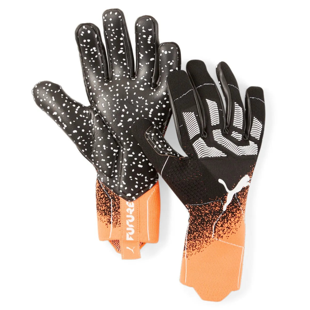 Puma Future Grip 1 NC Goalkeeper Gloves - Neon Citrus-Puma Black (Pair)