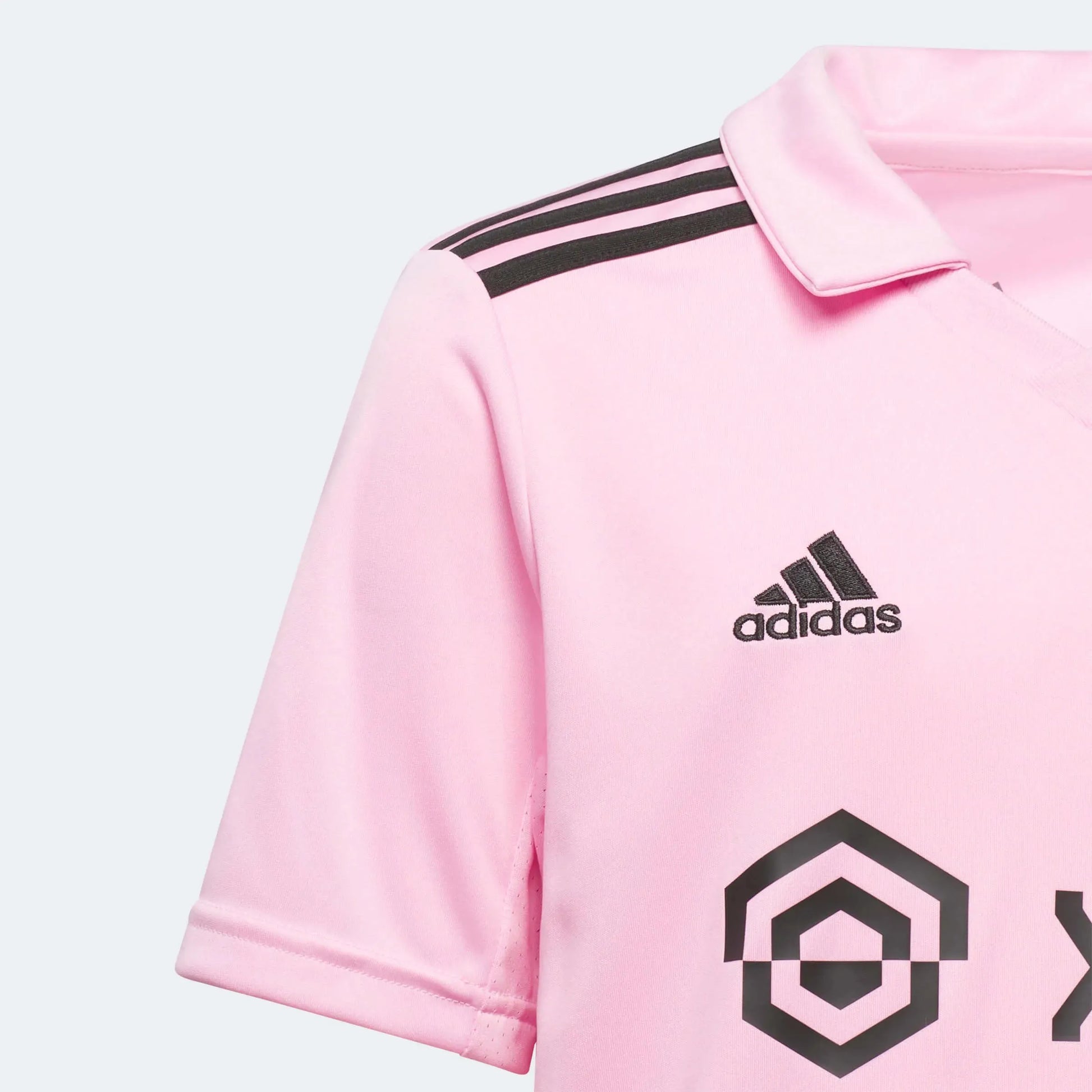 adidas 2023-24 Inter Miami Youth Messi #10 Stadium Home Jersey (Detail 2)
