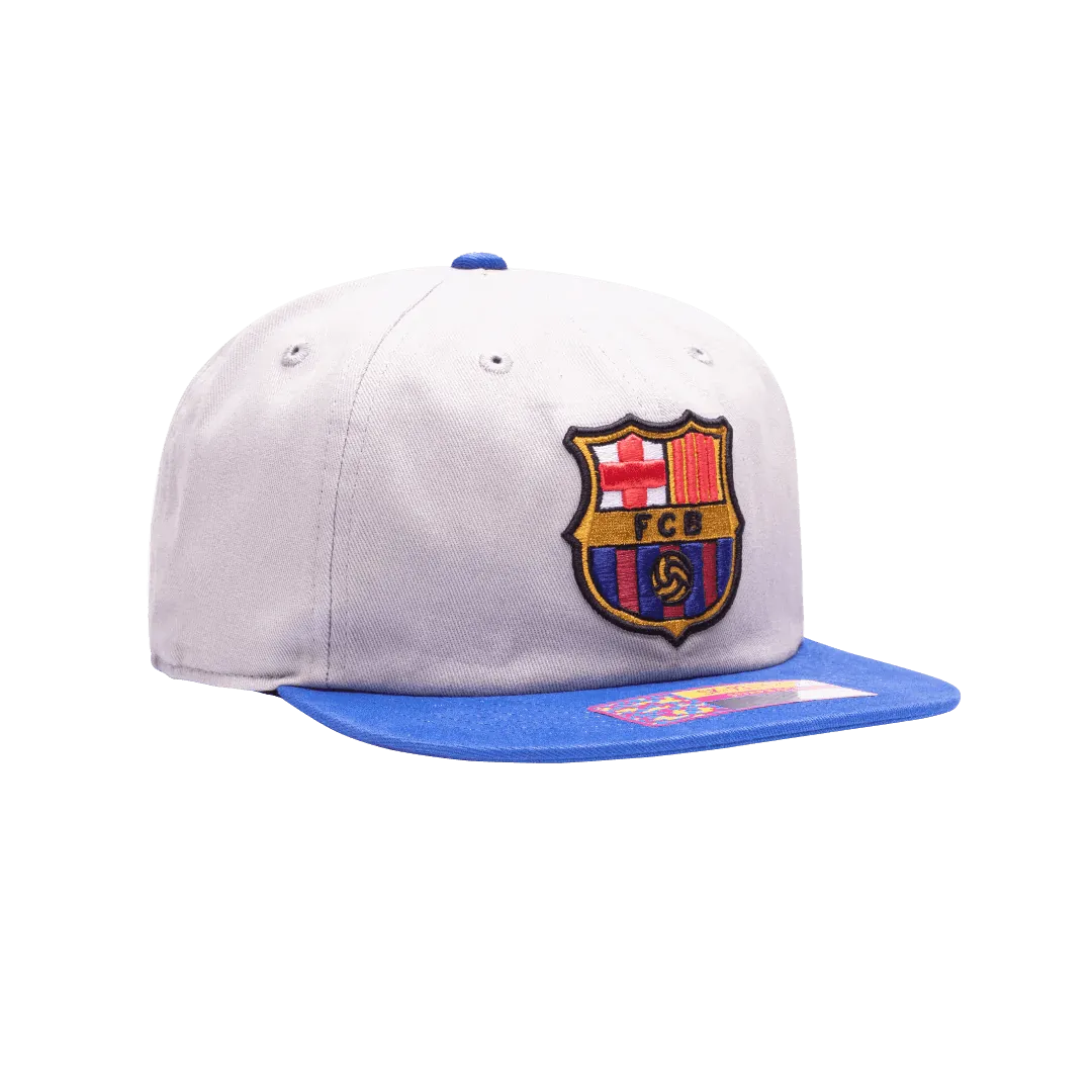 Fan Ink Collection Barcelona Swingman Snapback Hat (Lateral - Front 2)