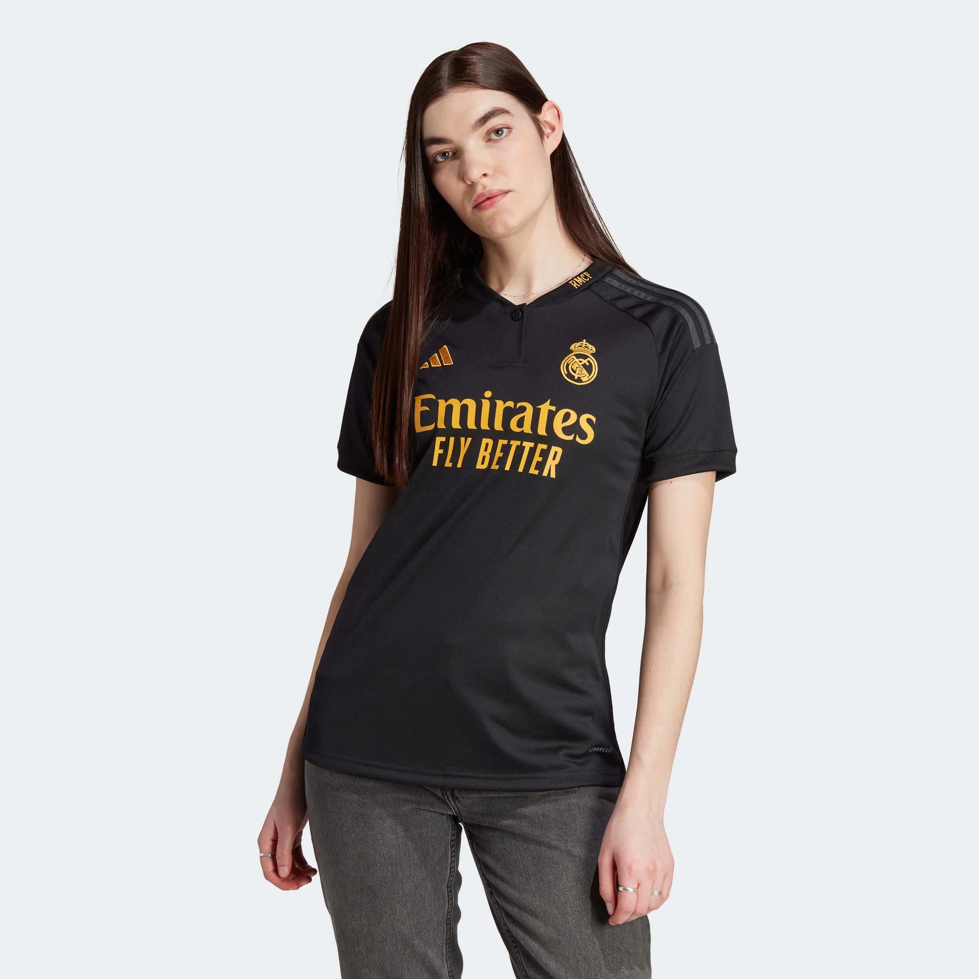 adidas 2023-24 Real Madrid Women's Stadium Third Jersey (Model - Front)
