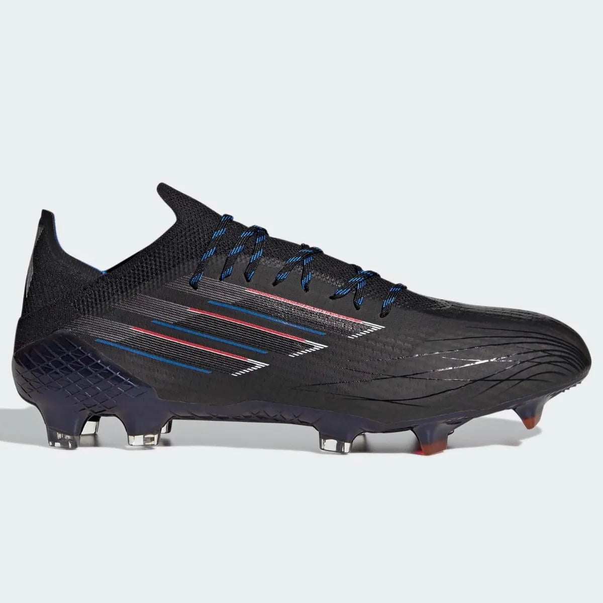 20-60代 人気ファッションブランド Adidas X Speedflow .1 FG - Black-White-Red-Blue Soccer シューズ