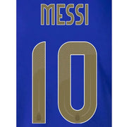 Argentina 2024 25 Away Messi #10 Jersey Name Set (Back)