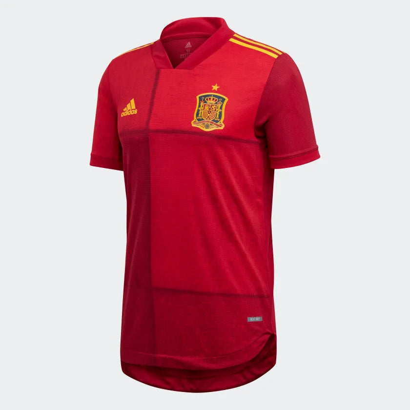 adidas 2020-21 Spain Authentic Home Jersey - Red-Yellow