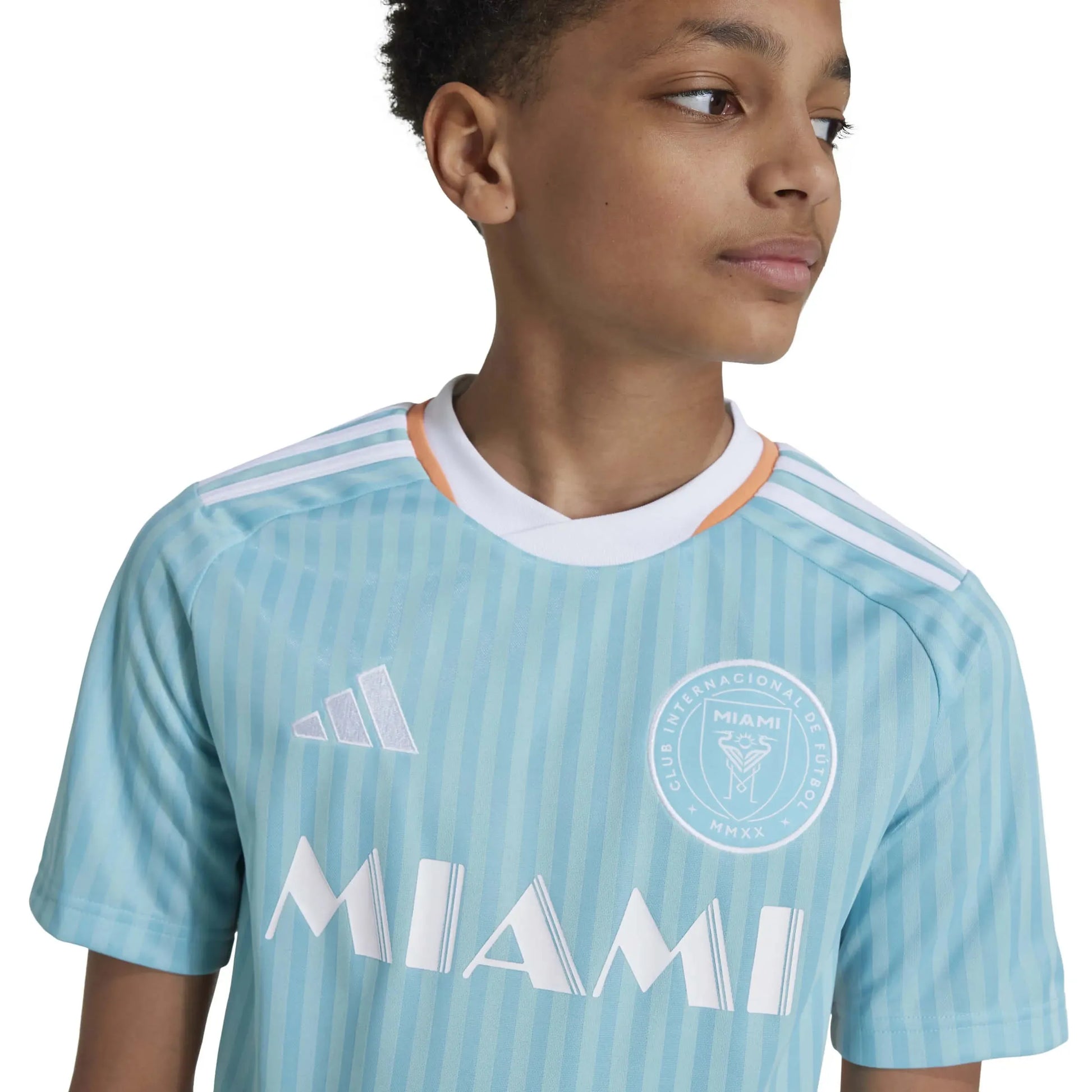 adidas 2024 Inter Miami Youth Messi #10 Stadium Third Jersey (Detail 2)