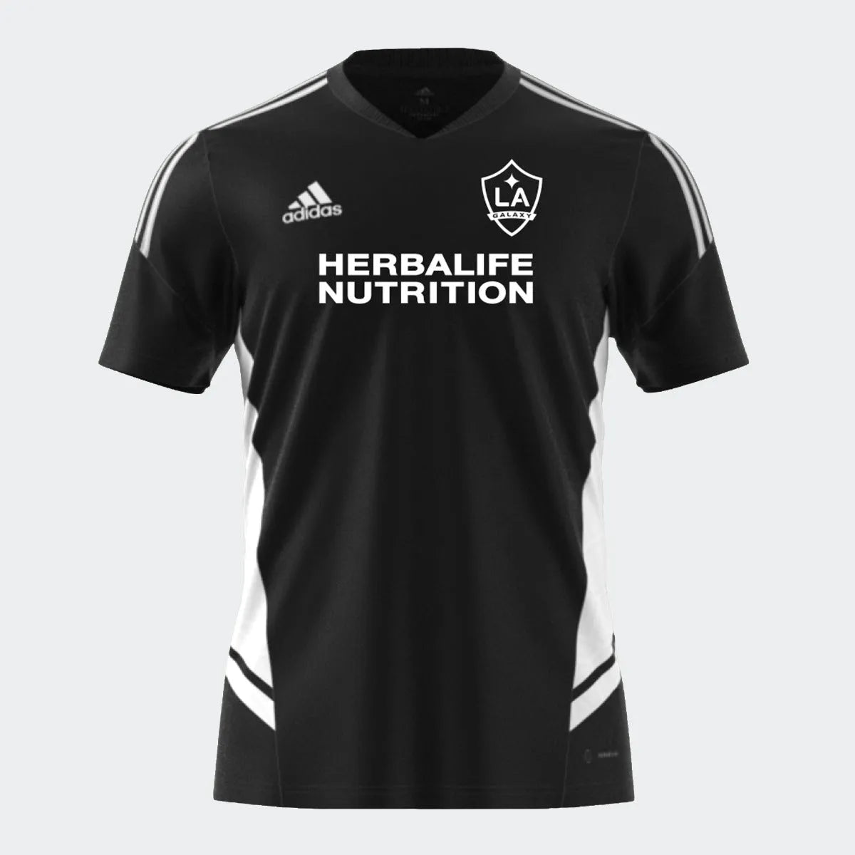 adidas 2022-23 LA Galaxy Condivo 22 Jersey - Black-White (Front)