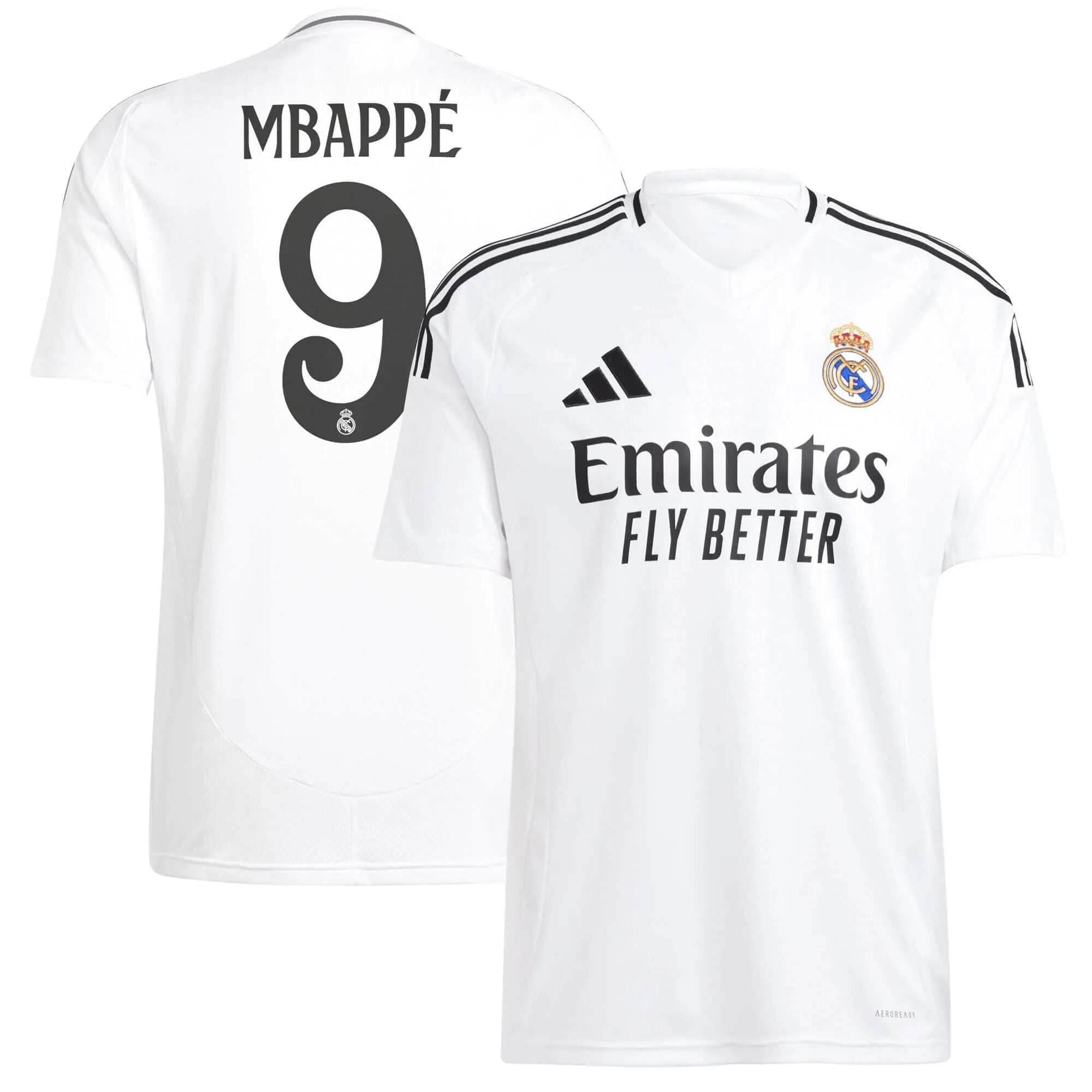 adidas 2024-25 Real Madrid Men's Stadium Home Jersey