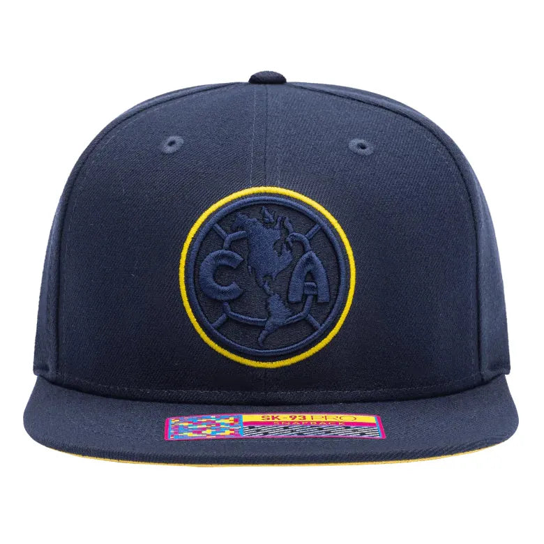 Fi Collection Club America Eclipse Snapback Hat - Navy (Front)
