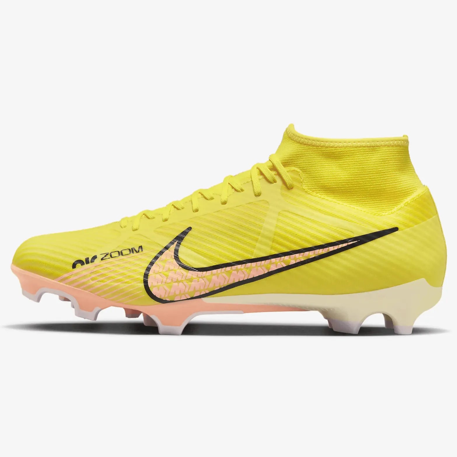 Nike Zoom Superfly 9 Academy FG-MG - Yellow Strike-Sunset Glow (Side 1)