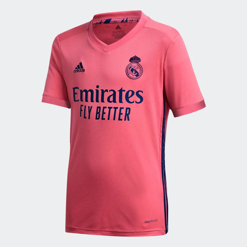 Adidas 2020-21 Real Madrid Youth Away Jersey - Pink