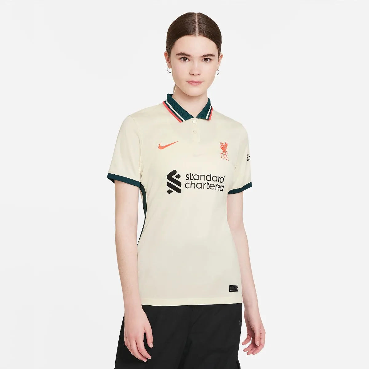 Nike 2021 22 Liverpool Women Away Jersey Fossil