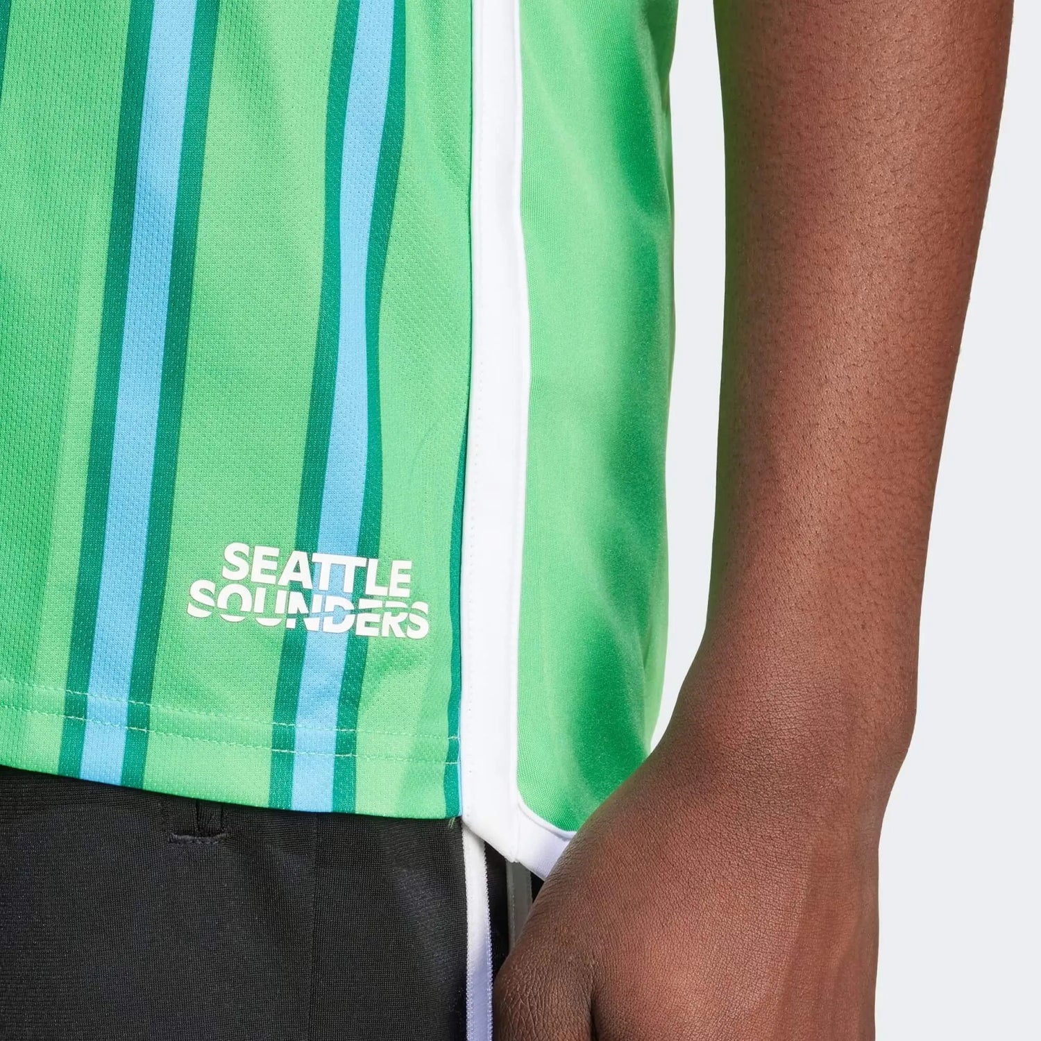 adidas 2024-25 Seattle Sounders Men's Stadium Home Jersey (Detail 2)
