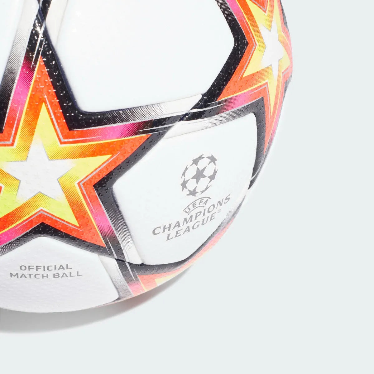 Adidas UCL PRO Pyrostorm Ball - White-Solar Red (Detail 2)
