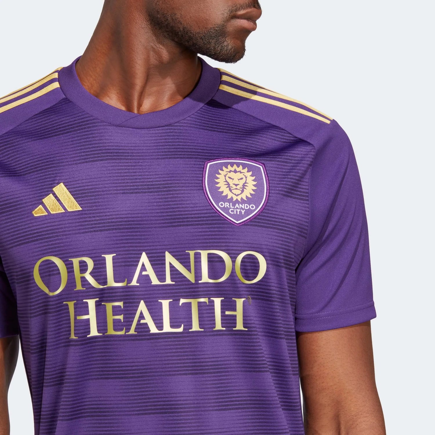 adidas 2023-24 Orlando City Home Jersey - Rich Purple (Detail 1)
