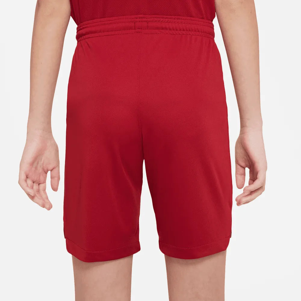 Nike 22-23 Liverpool FC Youth Home Shorts - Red-White (Back)