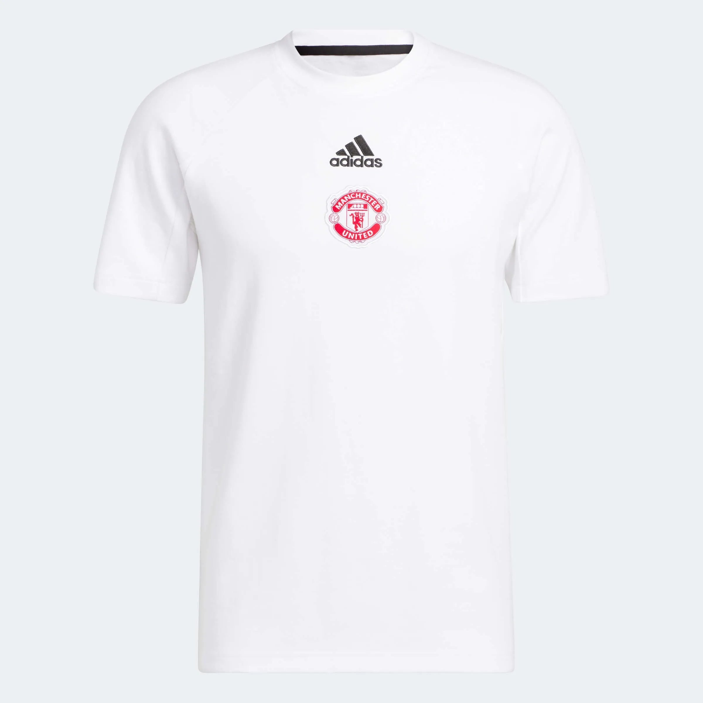adidas 2022-23 Manchester United Travel Tee - White (Front)