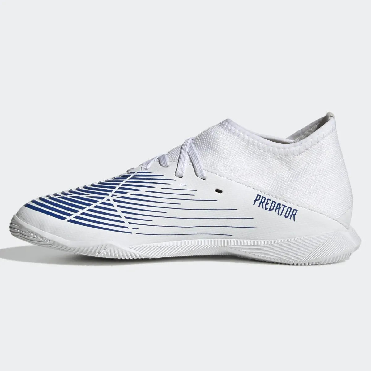 adidas JR Predator Edge .3 Indoor - White-Hi Res Blue (Side 2)