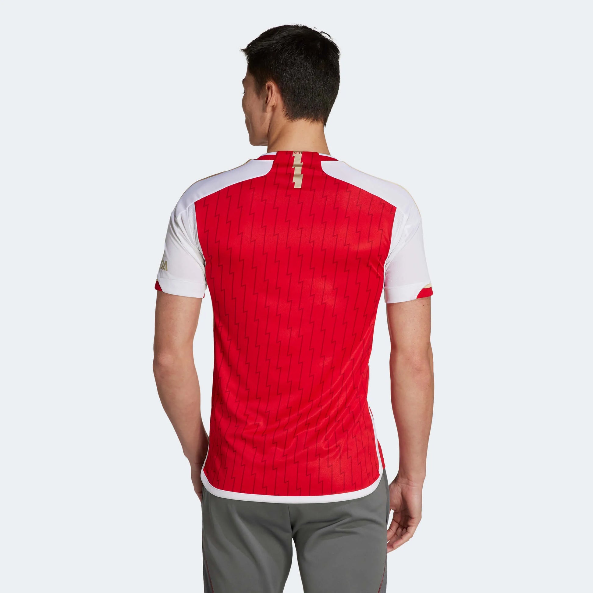 adidas 2023-24 Arsenal Men's Stadium Home Jersey (Model - Back)