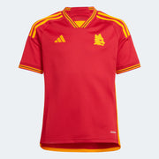 adidas 2023-24 Roma Youth Stadium Home Jersey (Front)