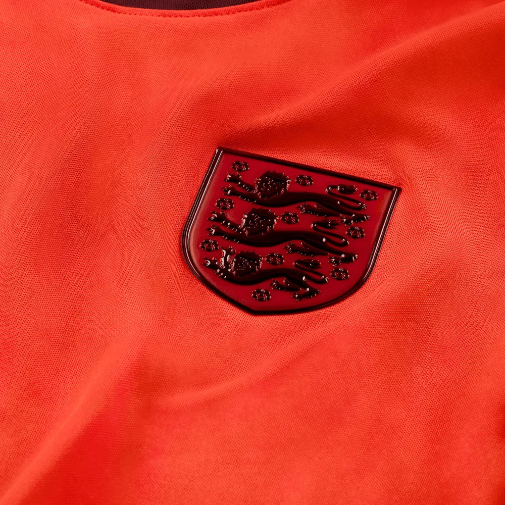 Nike England Women's EC22 Away Jersey - Crimson-Maroon (Detail 4)