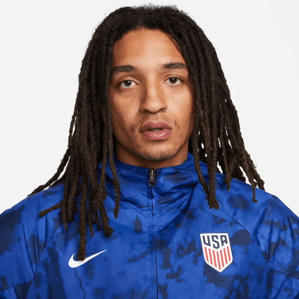 Nike 2022-23 USA GX Jacket - Blue-Navy (Detail 1)