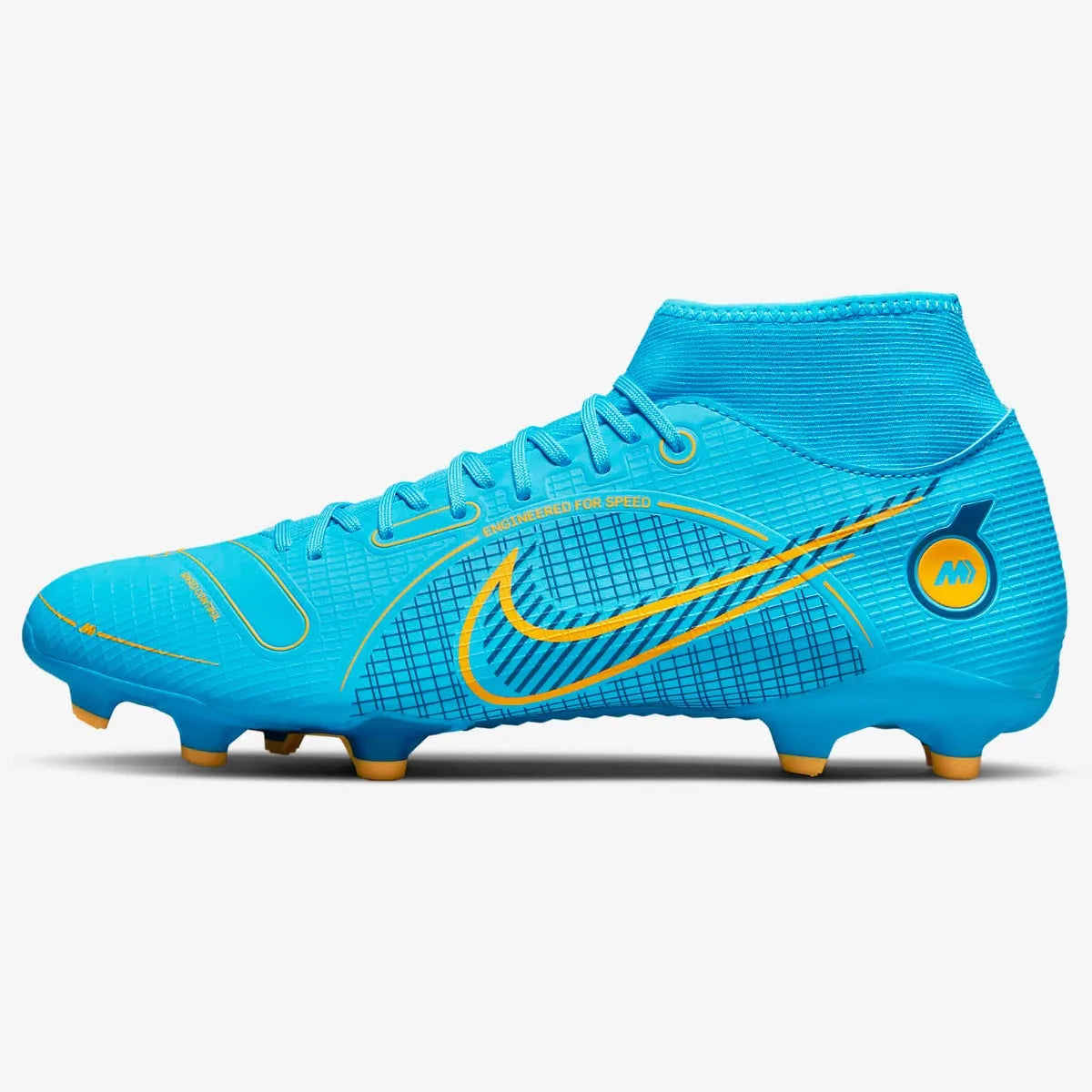 Nike Superfly 8 Academy FG-MG - Chlorine Blue-Laser Orange (Side 1)