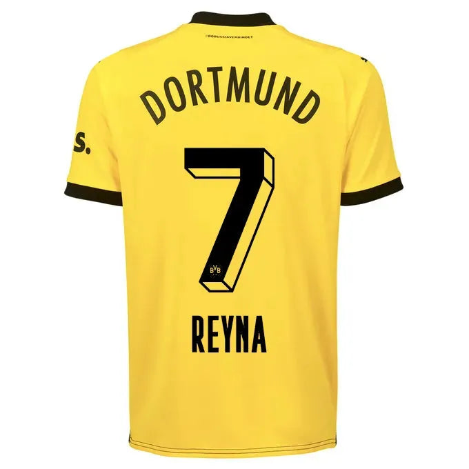 Puma 2023-24 Borussia Dortmund Youth Stadium Home Jersey