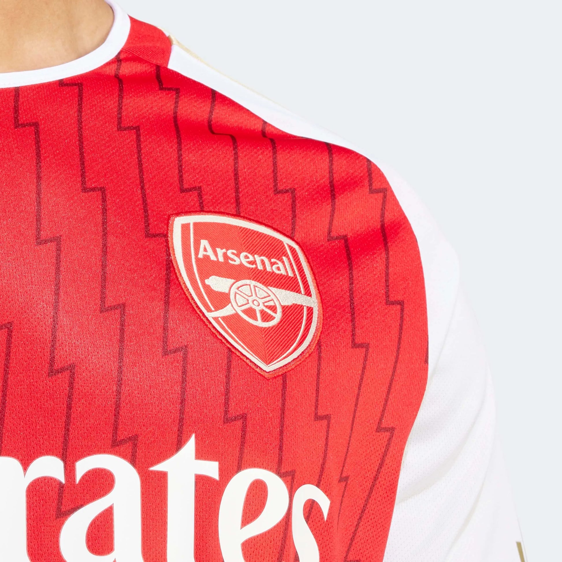 adidas 2023-24 Arsenal Men's Stadium Home Long-Sleeve Jersey (Detail 2)