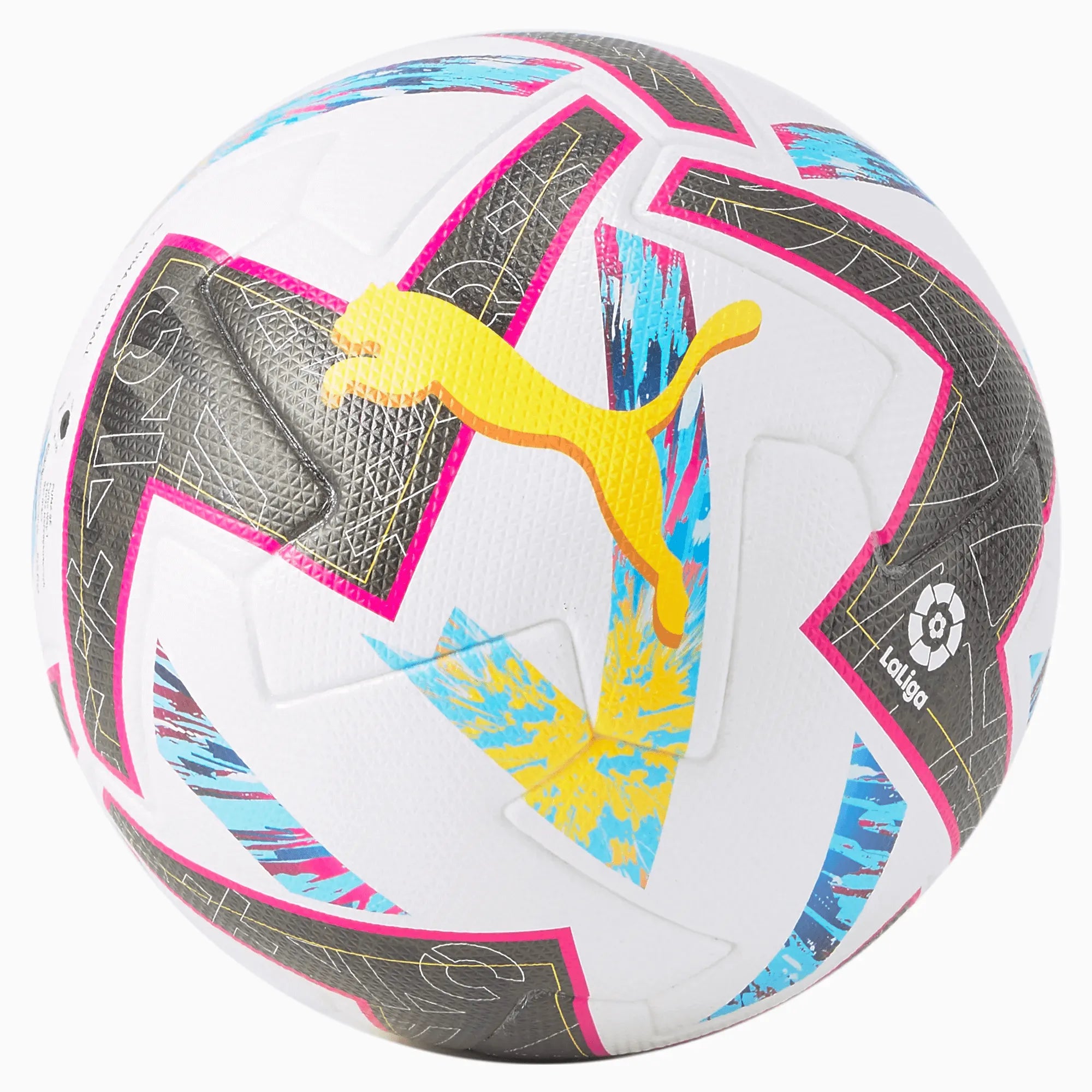 Puma 2022-23 Orbita La Liga FIFA Quality Pro Ball - White-Blue (Back)