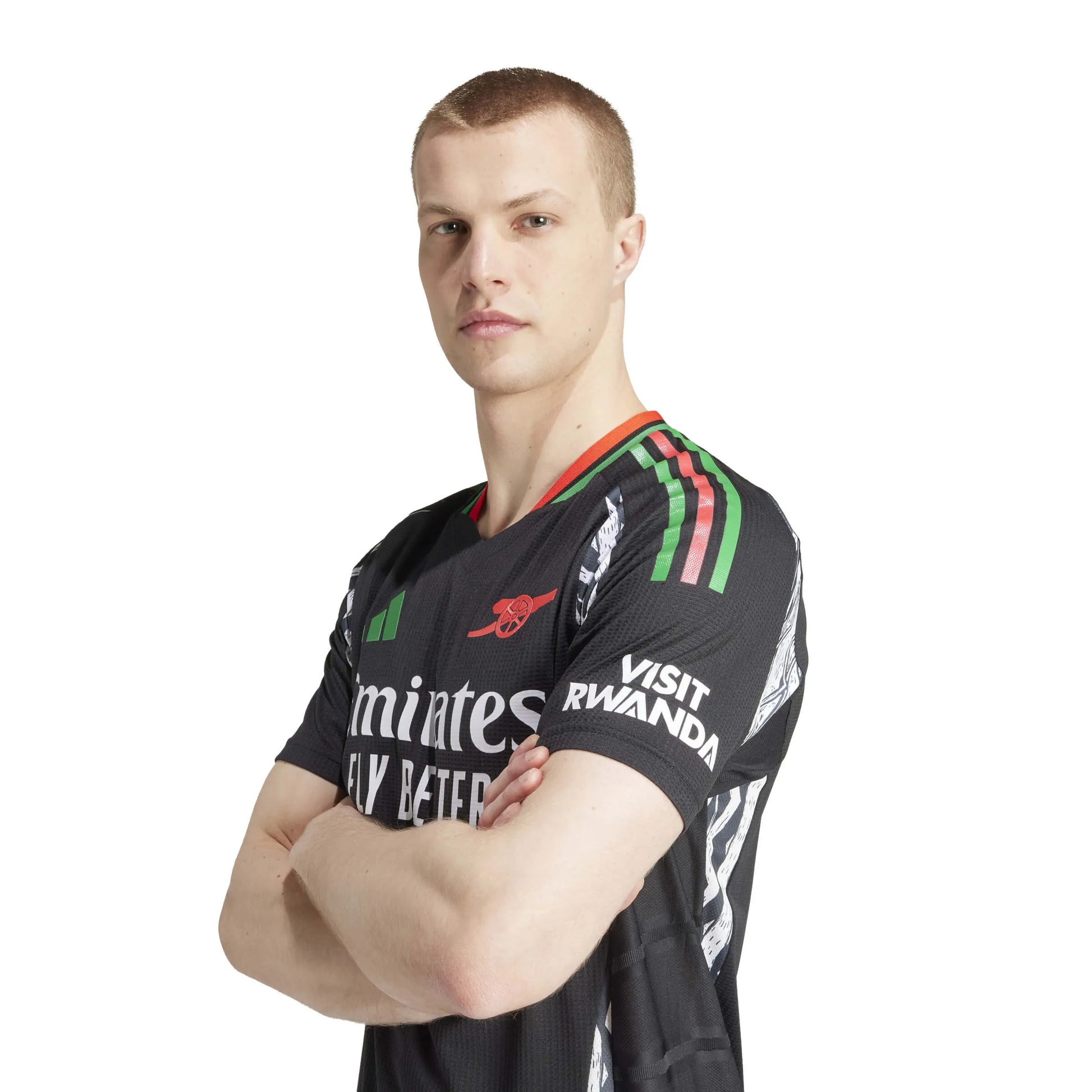 adidas 2024-25 Arsenal Men's Authentic Away Jersey (Detail 1)