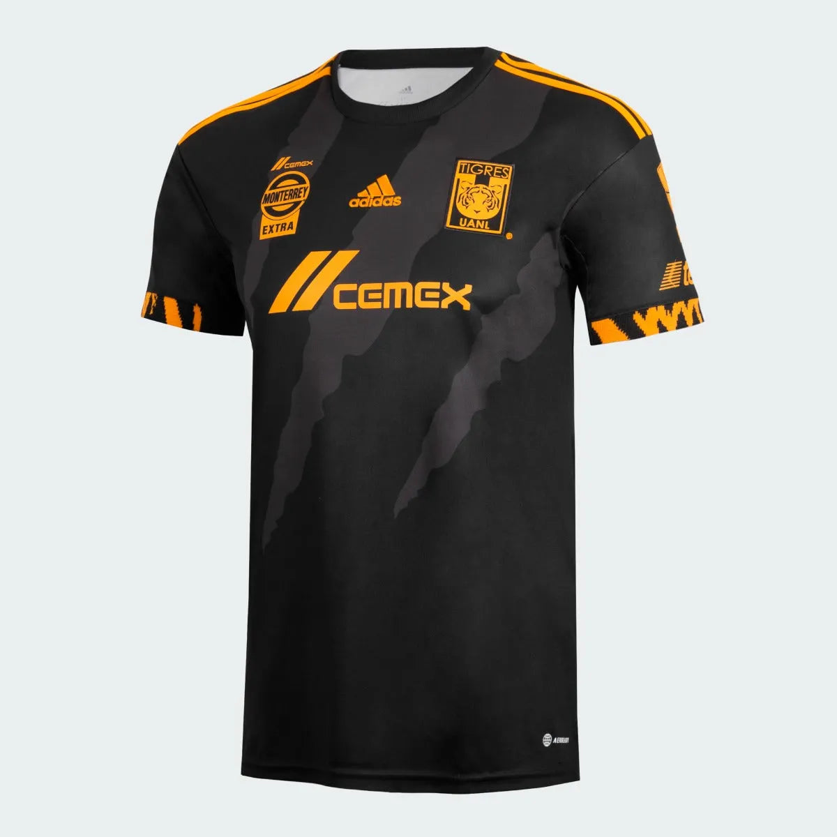 Adidas 2022 Tigres Third Jersey - Black (Side 1)