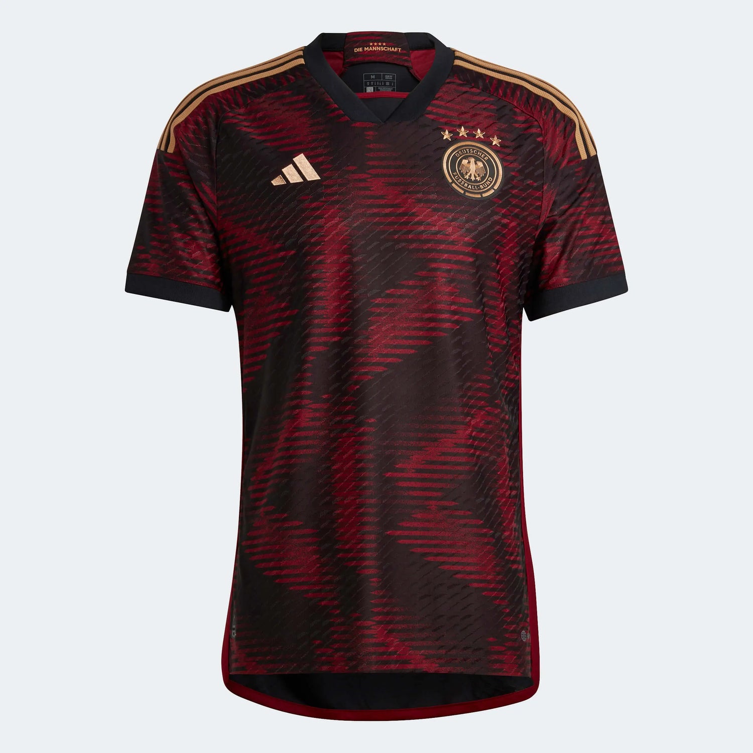 adidas 2022-23 Germany Away Authentic Jersey Black (Front)