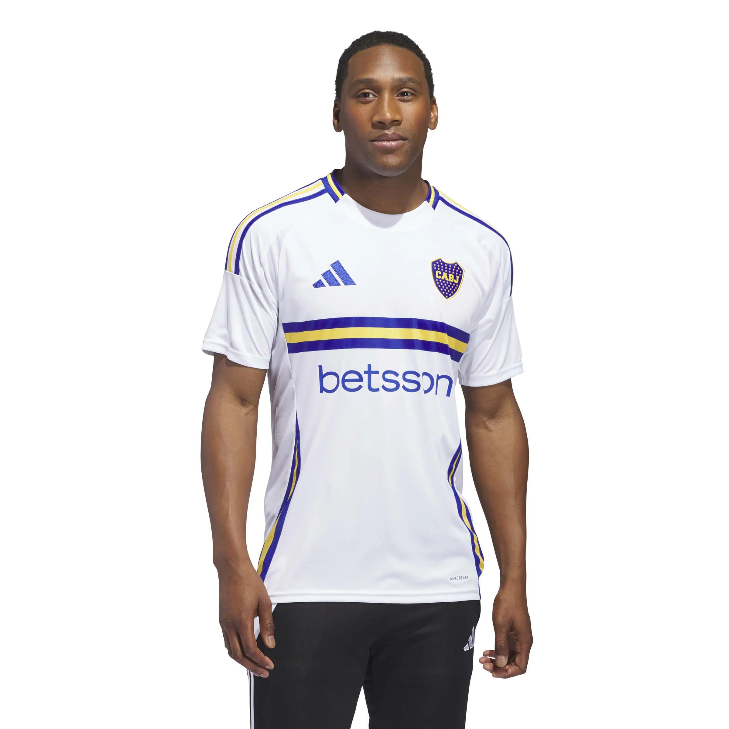 adidas 2024-25 Boca Juniors Men's Stadium Away Jersey (Model - Front)