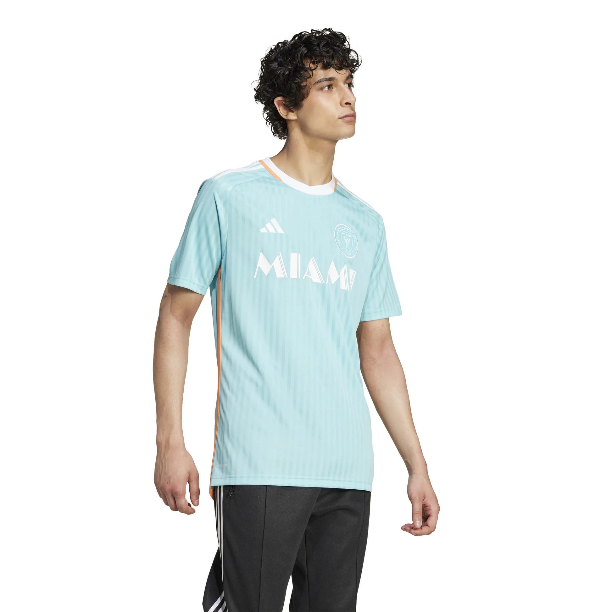 adidas 2024 Inter Miami Men's Messi #10 Stadium Third Jersey (Model - Side)