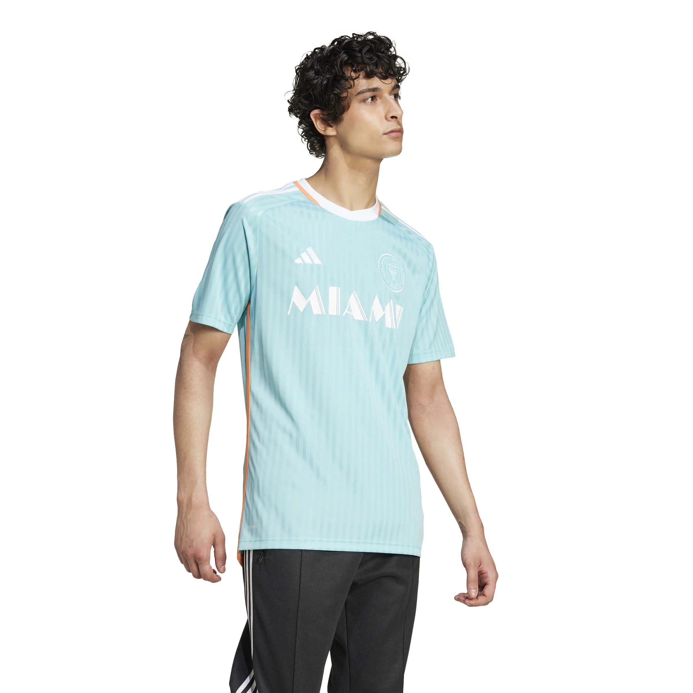 adidas 2024 Inter Miami Men's Messi #10 Stadium Third Jersey (Model - Side)