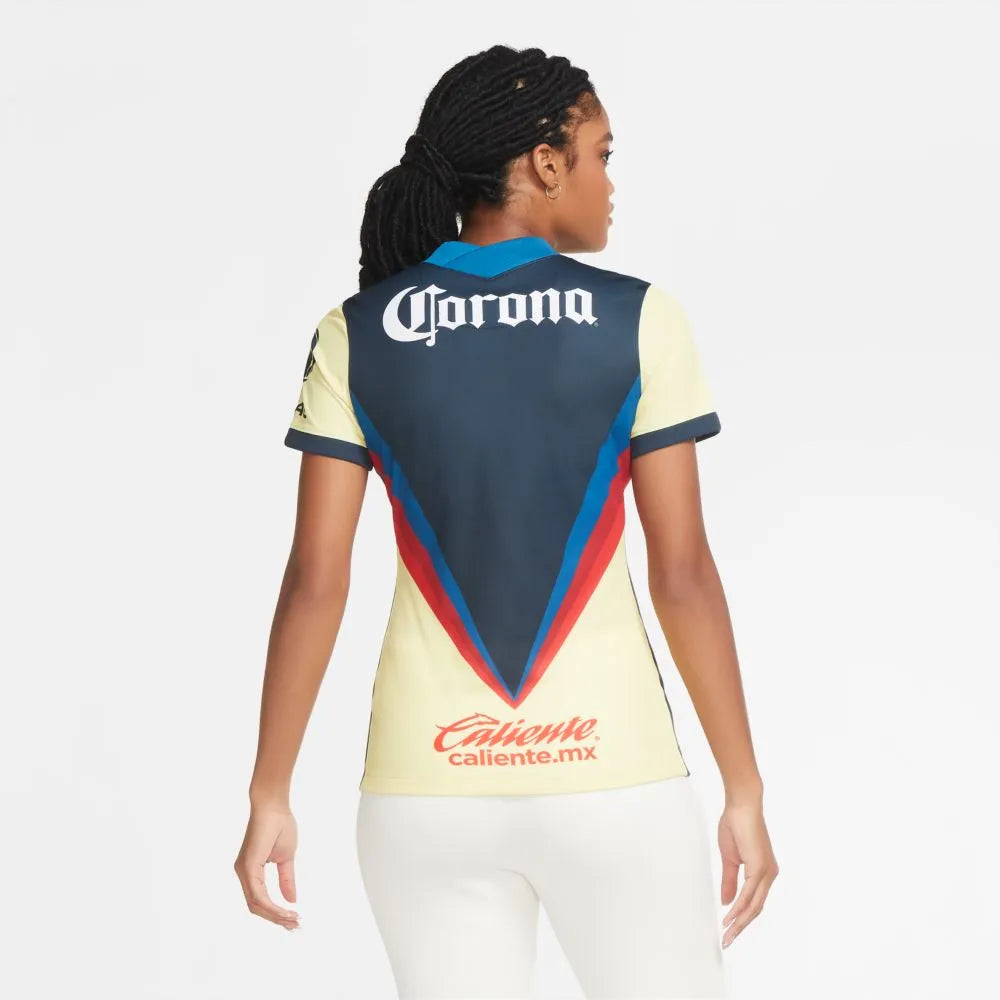 Nike 2020-21 Club America Women Home Jersey - Yellow-Navy