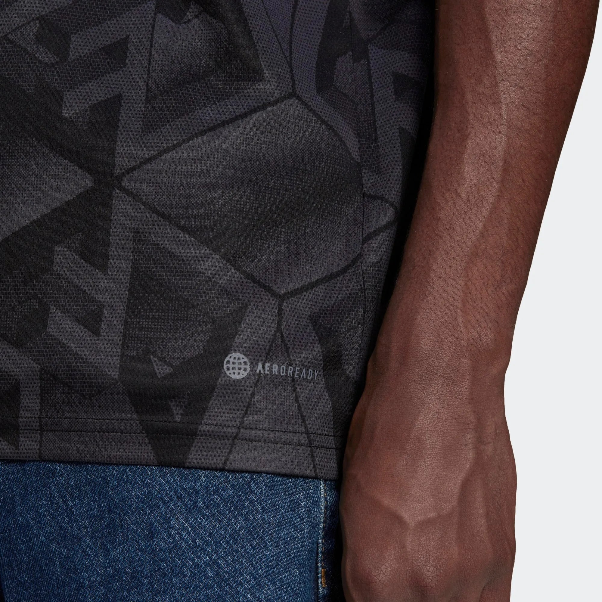 adidas 22-23 Arsenal Away Jersey - Black (Detail 3)