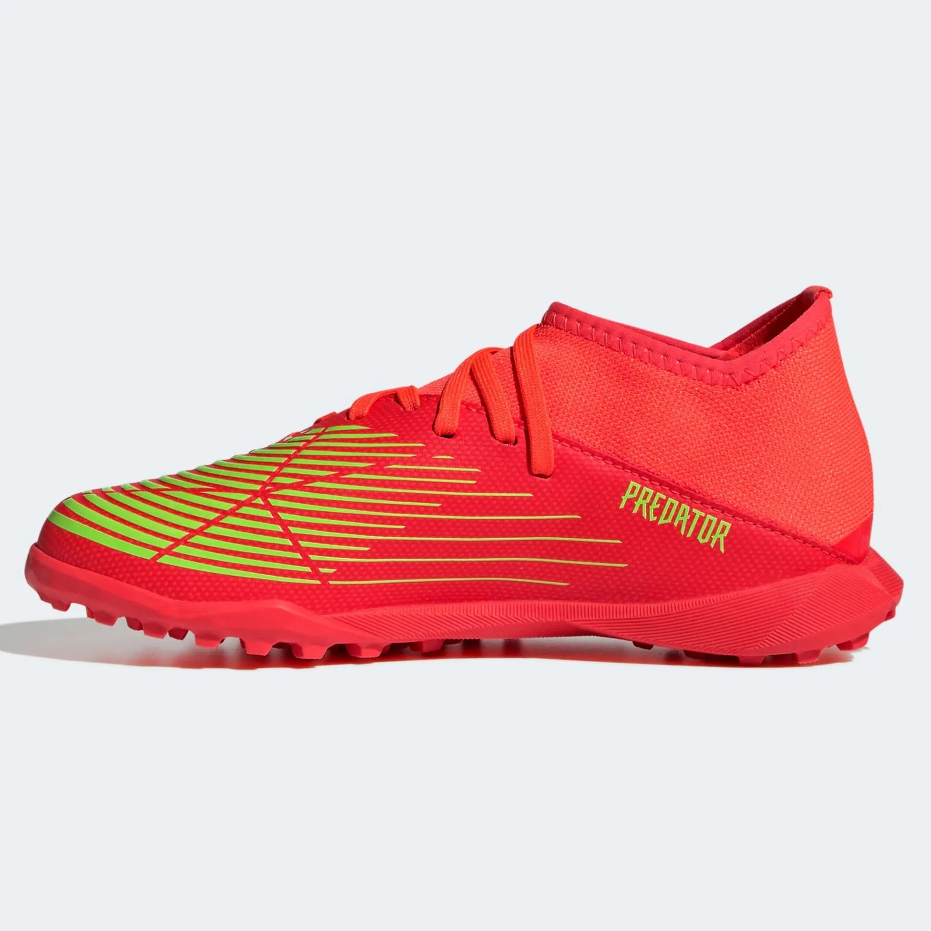adidas JR Predator Edge .3 Turf - Solar Red-Solar Green (Side 2)