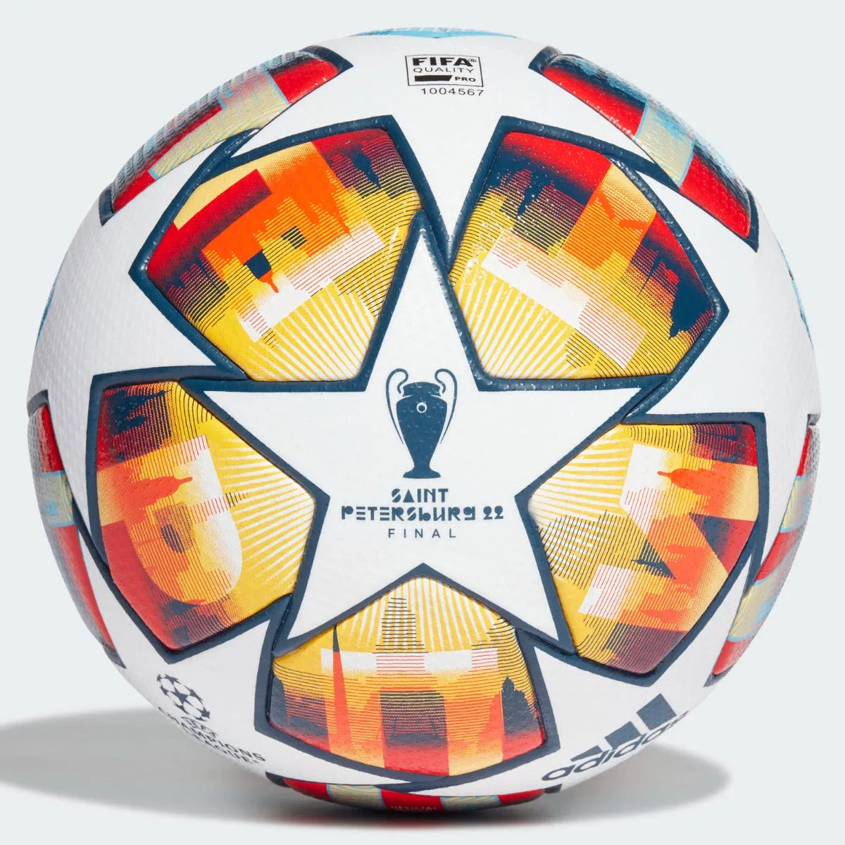 Adidas UCL Pro St. Petersburg Ball - White-Pantone (Front)