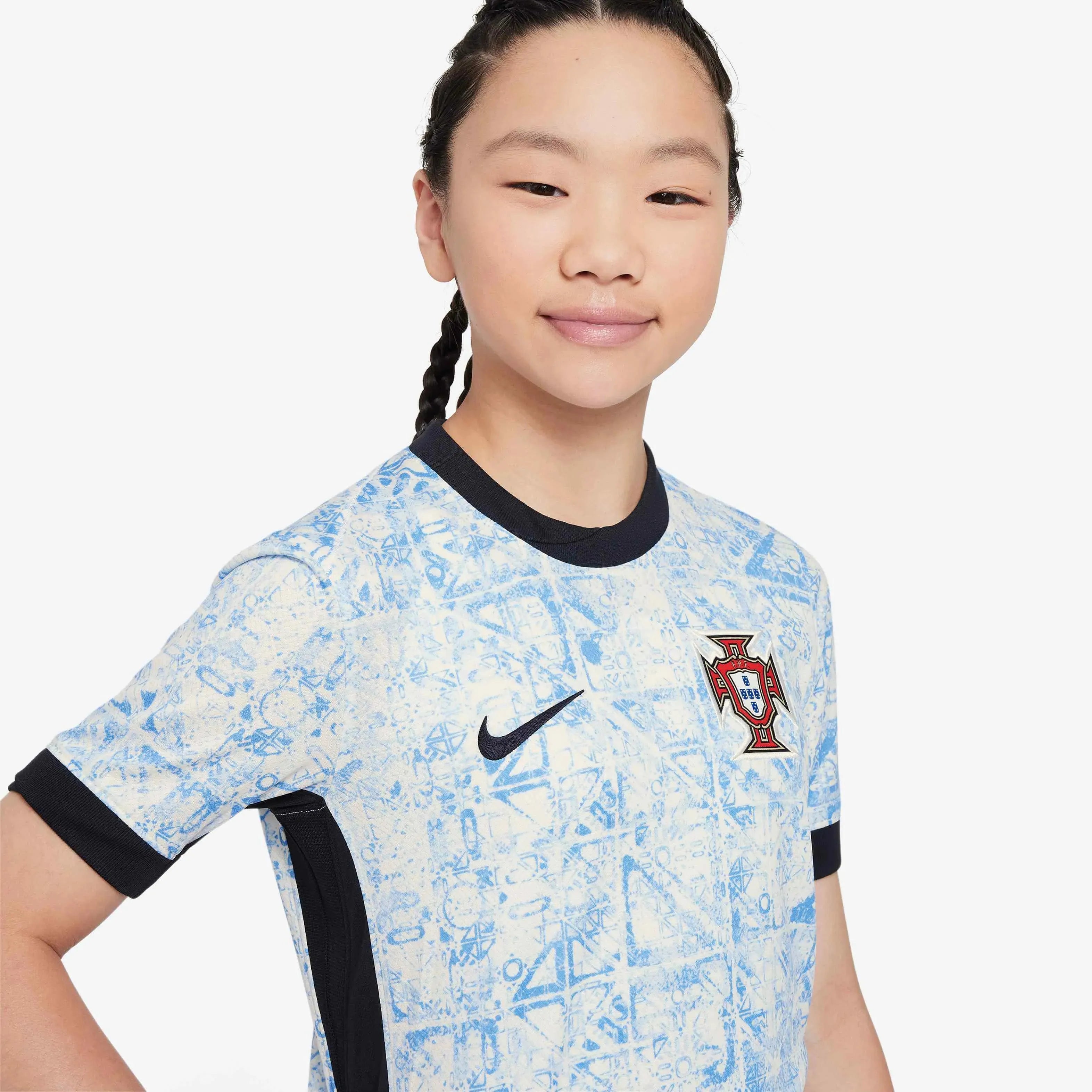 Nike 2024-25 Portugal Youth Stadium Away Jersey (Detail 1)