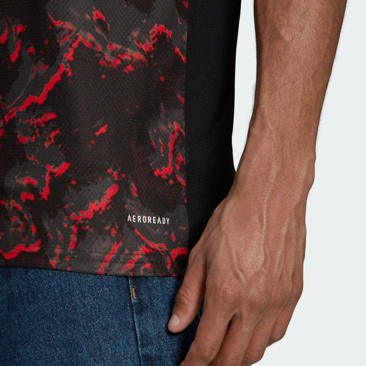 Adidas 21-22 River Plate  Away Jersey - Black-Red (Detail 3)