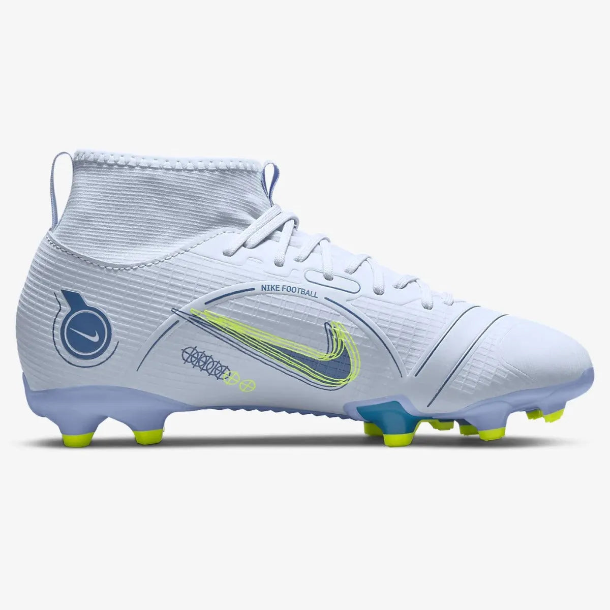 Nike JR Superfly 8 Academy FG-MG - Grey-Blue (Side 2)