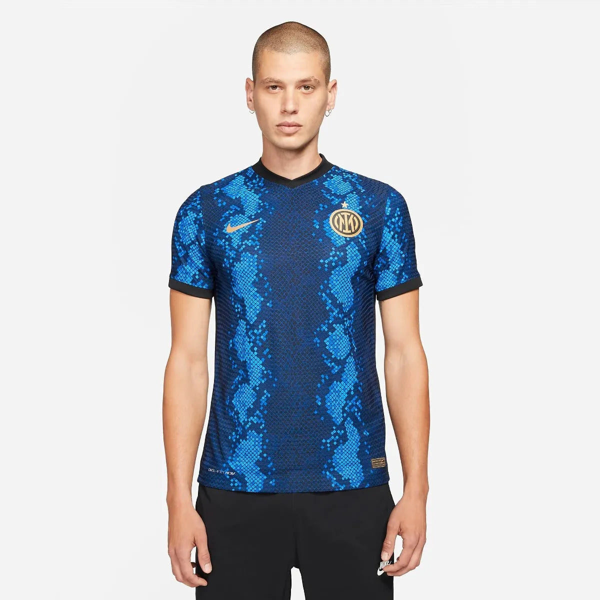 Nike 2021-22 Inter Milan ADV Match Home Jersey - Blue Spark (Model - Front)