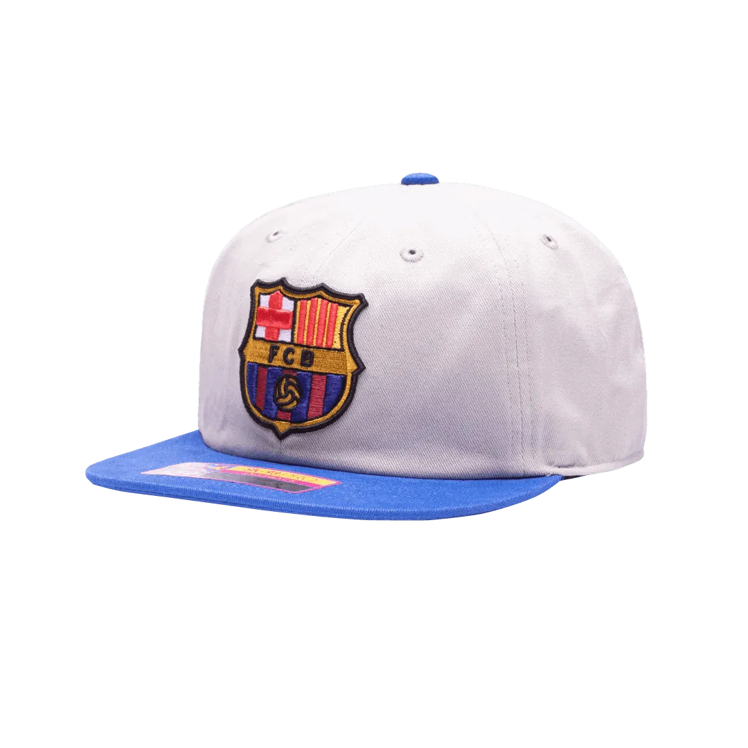 Fan Ink Collection Barcelona Swingman Snapback Hat (Lateral - Front 1)